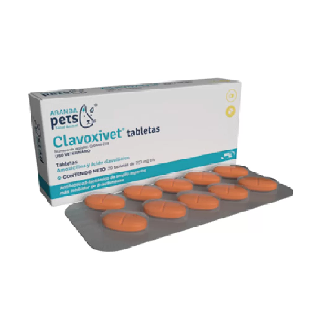 Clavoxivet 20 tabletas