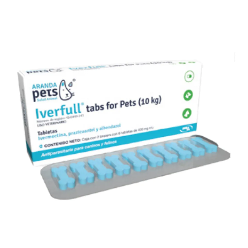 Iverfull tabs for Pets 6 tabletas