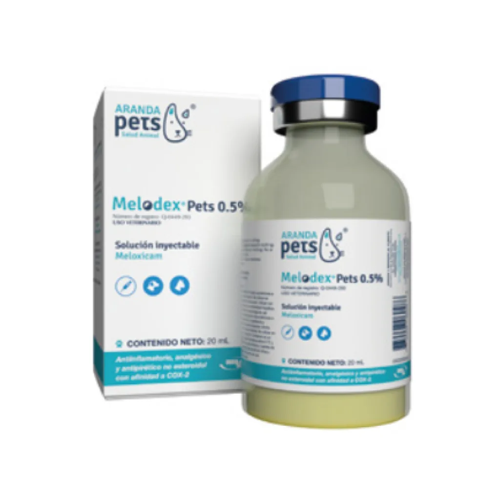 Melodex Pets 0.5% Solución inyectable 20 mL