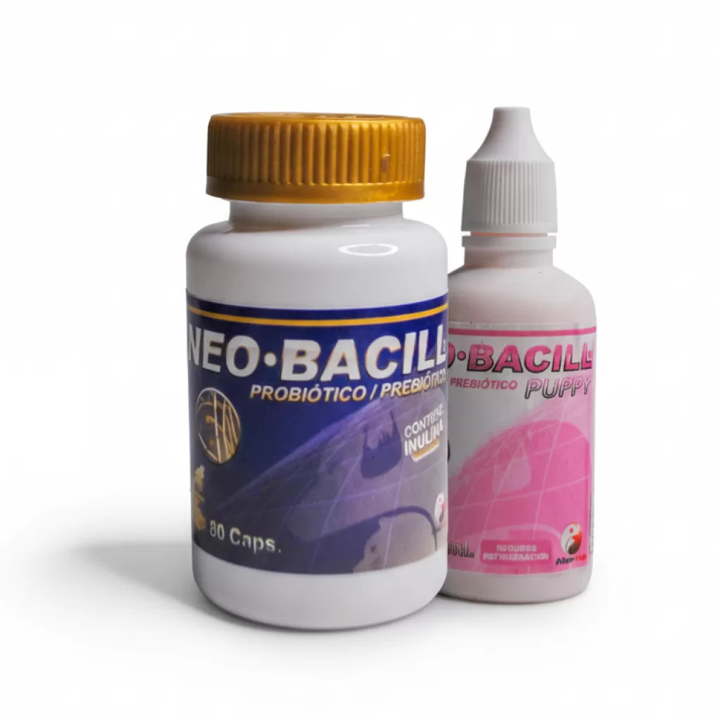 NEO BACILL gotas y capsulas STOP (Coprofagia)