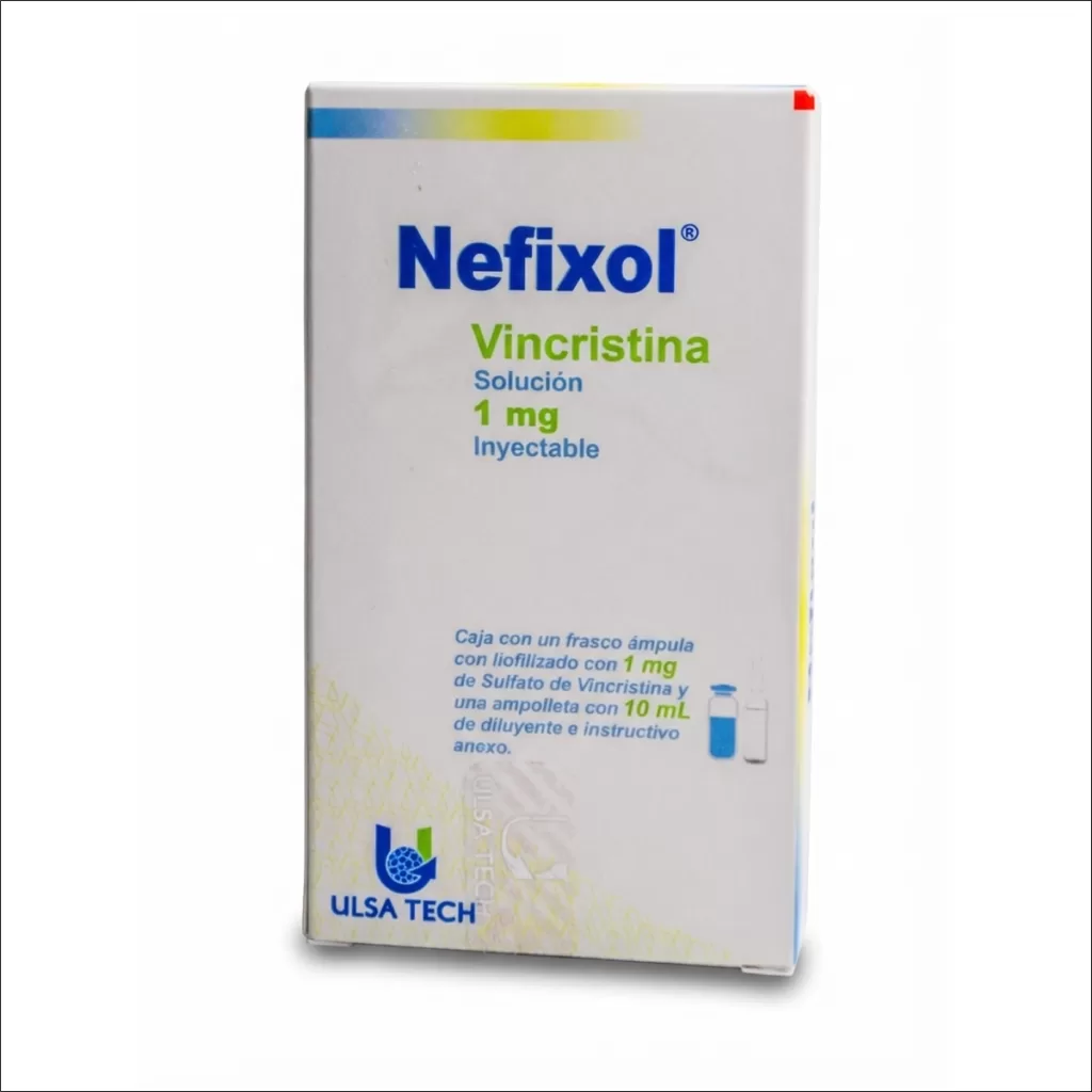 Nefixol Vincristina 1 mg Solución Inyectable