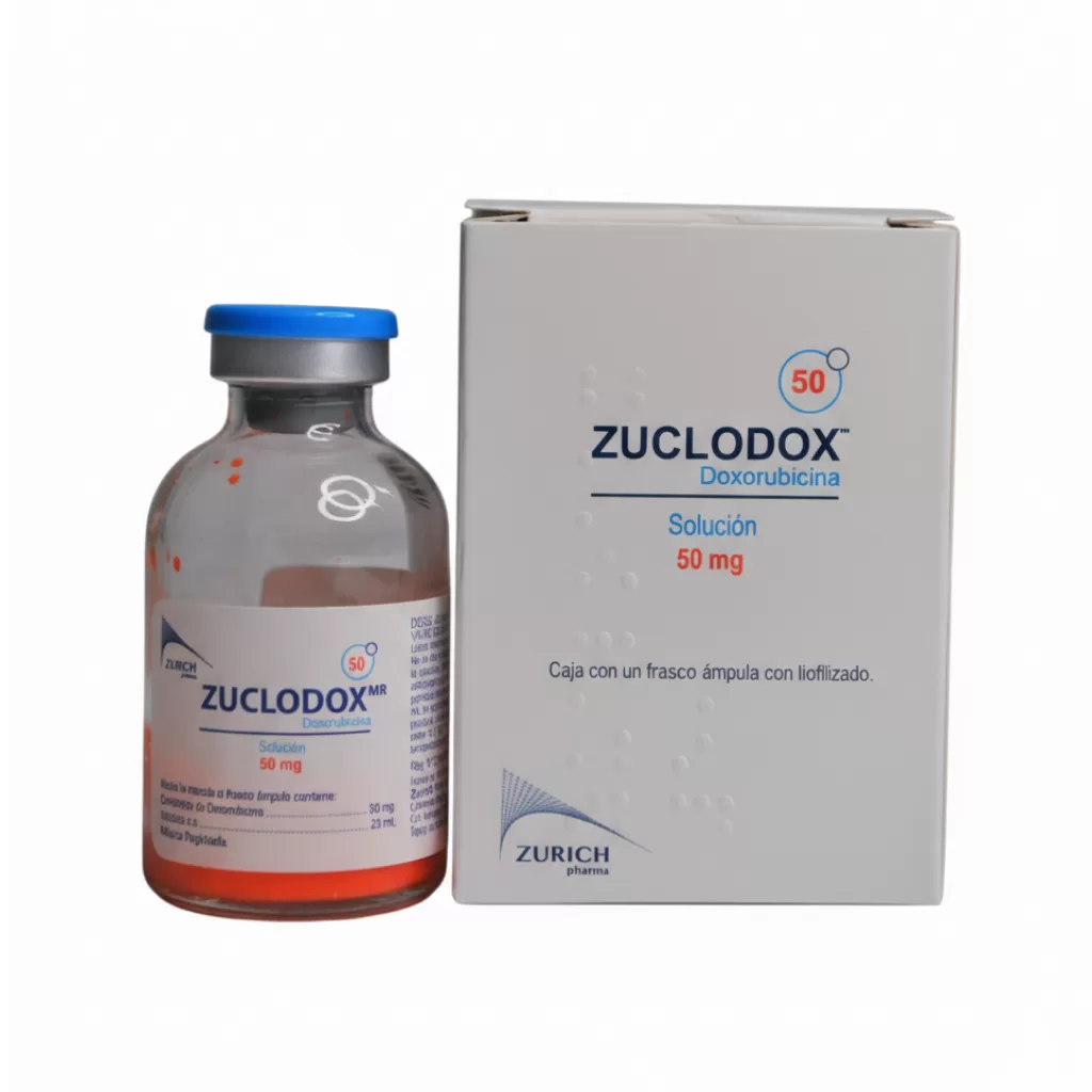 Zuclodox Doxorubicina Solución 50 mg