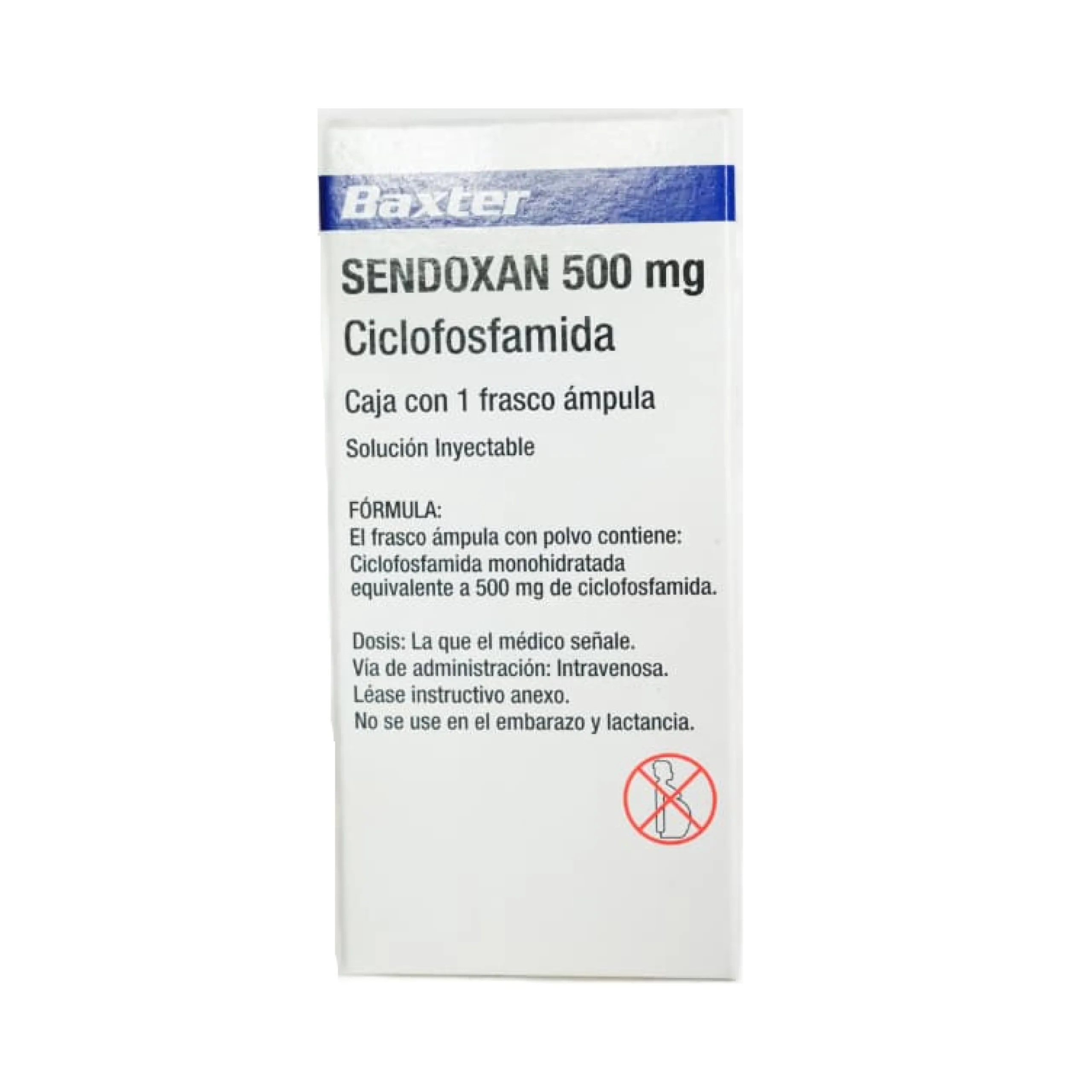 SENDOXAN 500 mg Ciclofosfamida Baxter - Frasco Ámpula Inyectable