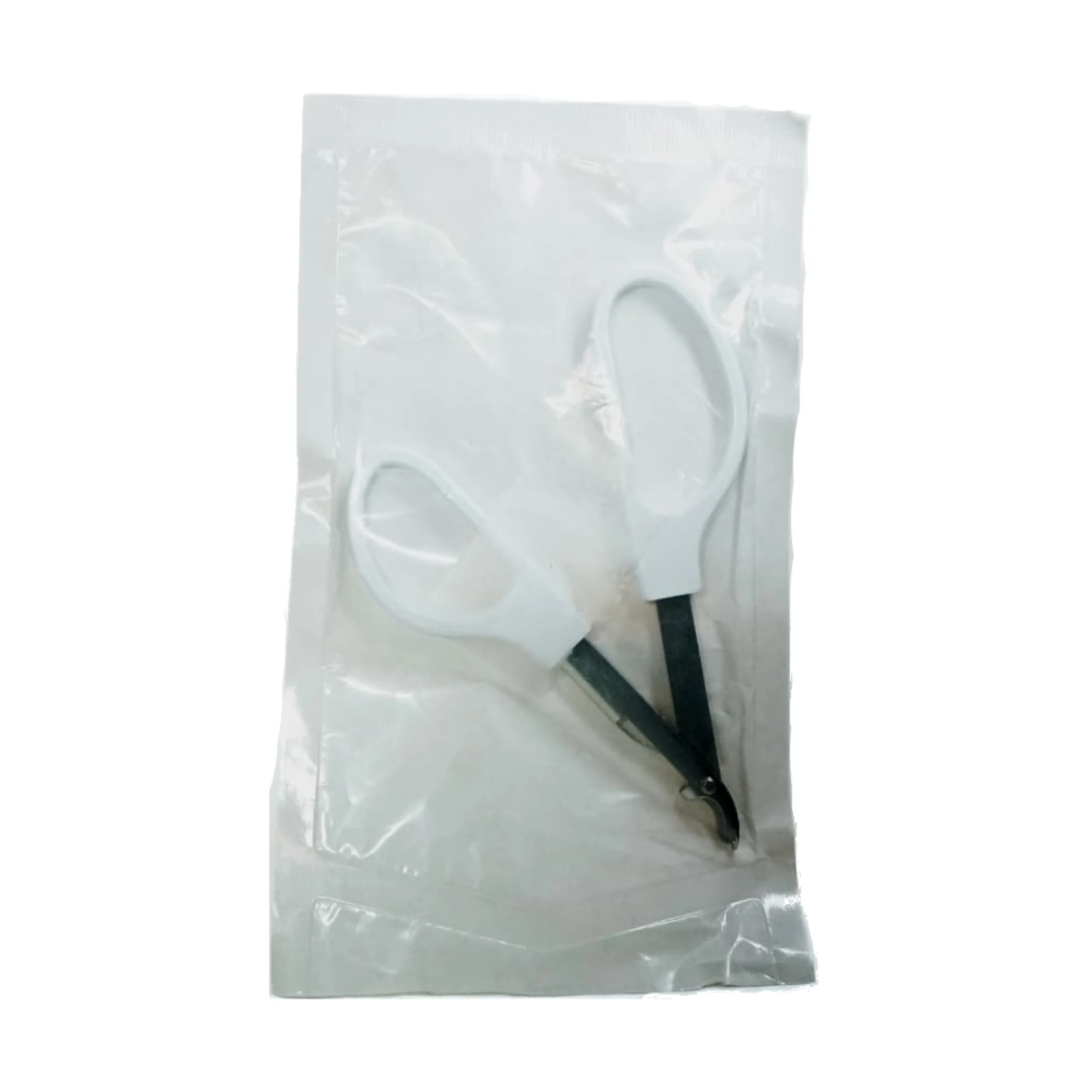 Tijeras para Uñas de Bebé Seguras | Mango Blanco Ergonómico y Punta Redondeada