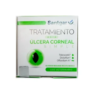 Tratamiento Úlcera Corneal Simple Santgar | Tobracetil + Dicloftan + Oftavitam A